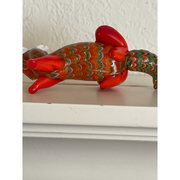 Fitz and Floyd Blown Glass Menagerie Racoon Fox Figurine Miniature *READ - Picture 4 of 7